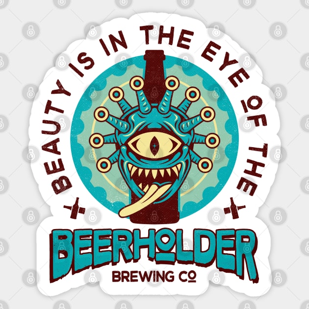 Beerholder Sticker by logozaste